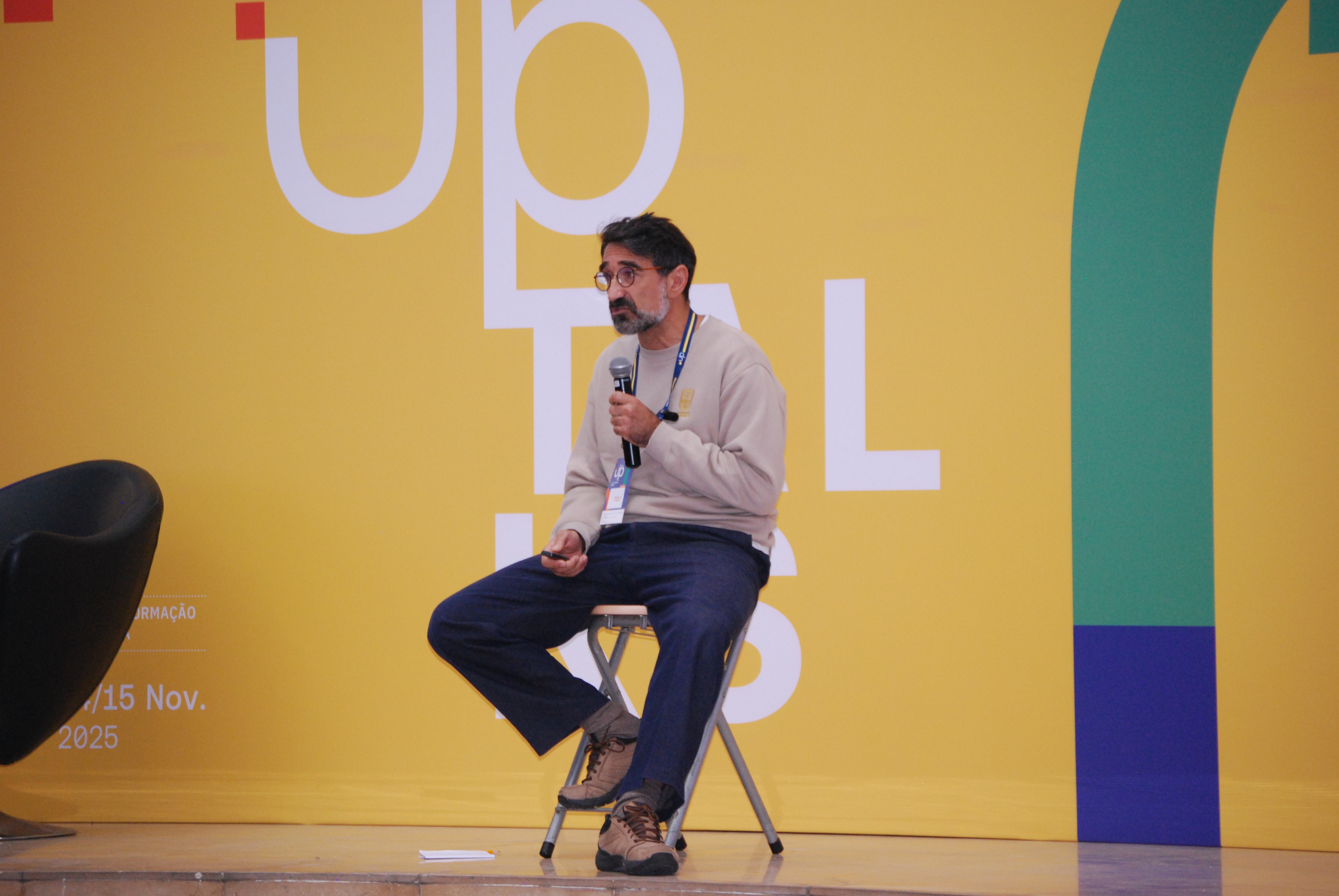 Rui Pena na feira UPSKILL, Exponor